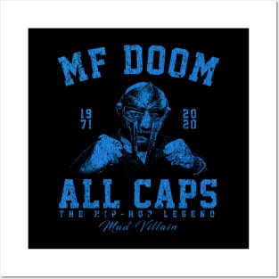 MF Doom Blue Posters and Art